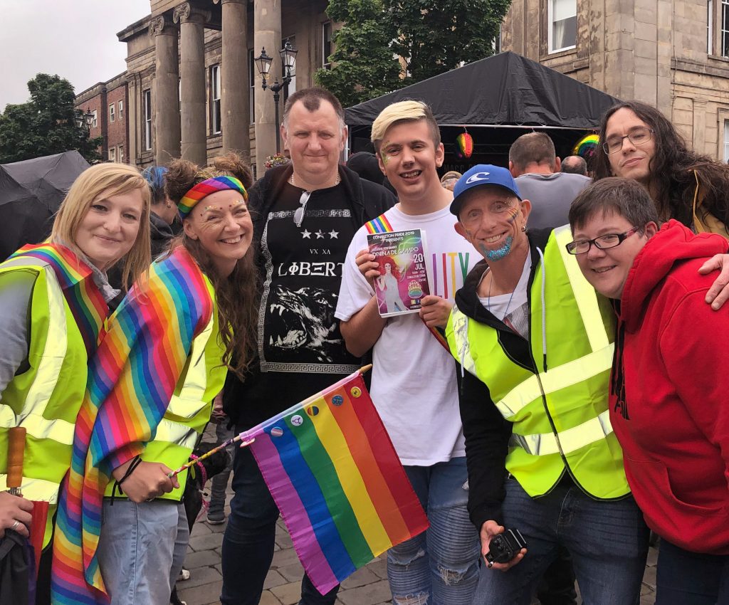 Congleton Pride organisers and friends