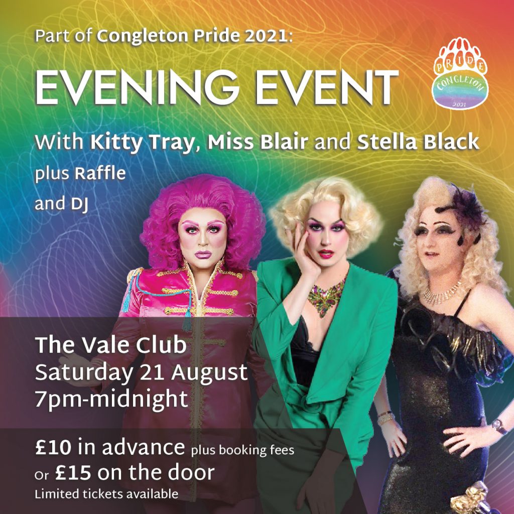 Congleton Pride Evening Event at the Vale Club