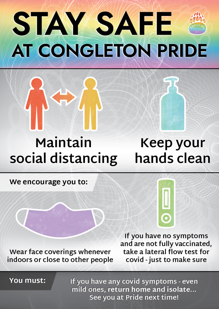 Stay safe at Congleton Pride
