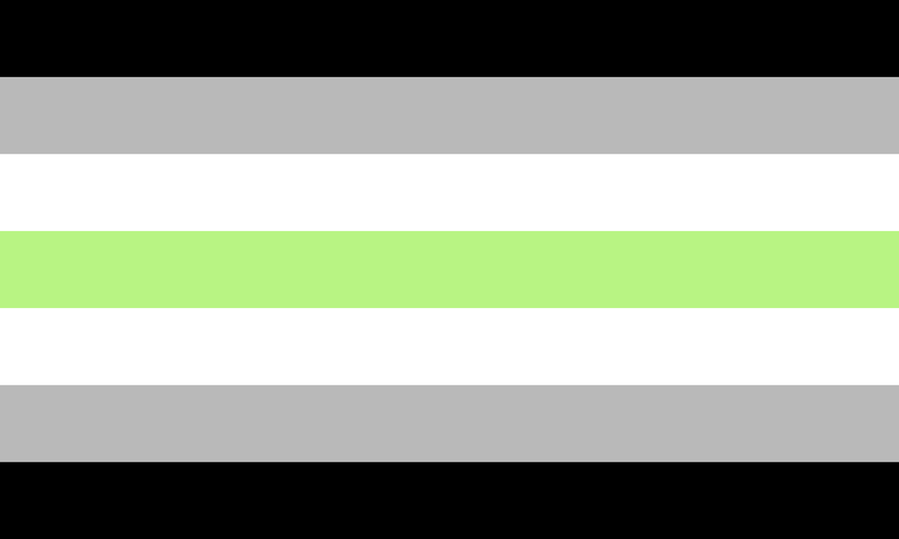 Agender pride flag