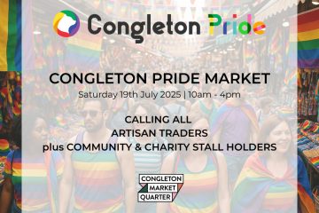 Congleton Pride Market: calling all artisan traders!